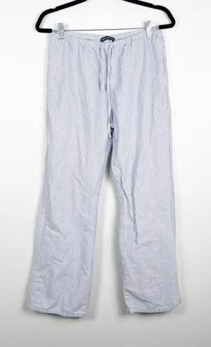 Brandy Melville Women's‎ Striped Cotton Pants Blue thumbnail 1