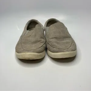 Crocs‎ citiline tan canvas slip on shoes size 8 thumbnail 2