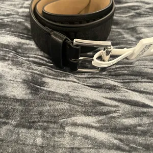 Michael Kors Black Leather Belt Size S thumbnail 3