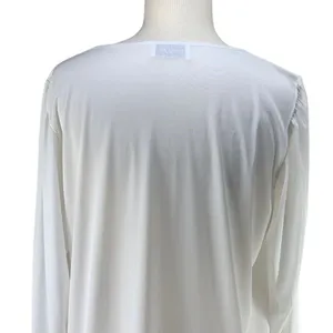 Vanity Fair | Medium | VINTAGE Embroidered Satin Button Robe Lingerie Night Gown thumbnail 4