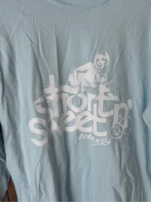 Sabrina Carpenter tour short n’ sweet 2024 album concert merch long sleeve tee thumbnail 4
