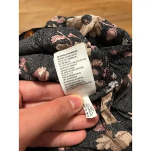 American Eagle Outfitters Womens Black Floral Boho Lace Trim Mini Dress XS Long thumbnail 9