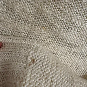 Suzy Shier Ivory Wool Knit Cowl Neck Chunky Midweight‎ Sweater Medium thumbnail 7