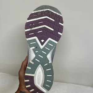 Brooks Gray and Purple Athletic Shoes for Running thumbnail 8
