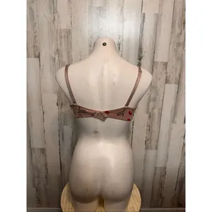 Victoria’s Secret Pink Cherry Print Push Up Bra Love Pink 34D thumbnail 4