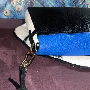 Vintage Kate Spade Colorblock Pebbled Leather Crossbody/Clutch Bag thumbnail 3