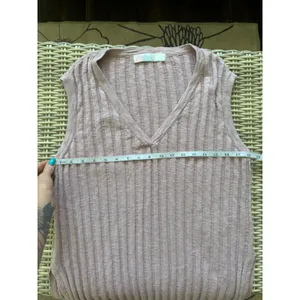 Free People FP Beach Veda‎ Ribbed Sweater Vest Small boho oversized layered thumbnail 6