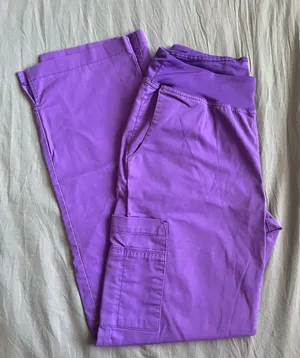 White Cross Allure Style 31 Scrub Pants Purple thumbnail 1