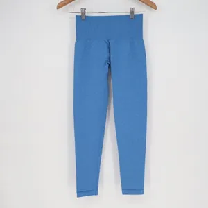 NVGTN Seamless Contour Leggings Womens Small Blue Stretch Skinny Leg High Waist thumbnail 2