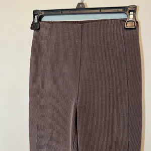 Lululemon Ribbed Softstreme Zipped Hem Pants Espresso Brown 2 thumbnail 2