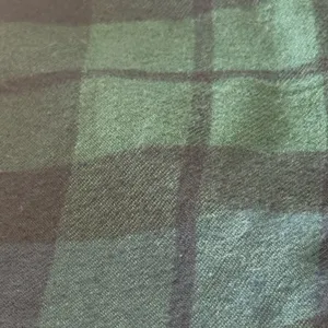 Abercrombie & Fitch XXSP Green Navy Plaid Button Down Shirt Dress Tunic thumbnail 8