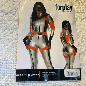 NEW Forplay Out Of This World Sexy Astronaut Costume Size L/XL thumbnail 3