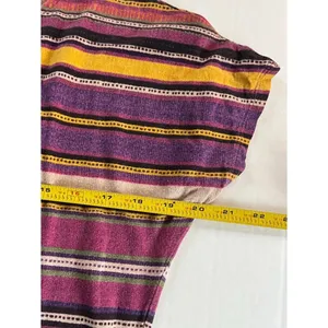 Ralph Lauren Sz M Pullover Striped Cotton Blouse Top Short Sleeves‎ T-Shirt thumbnail 5