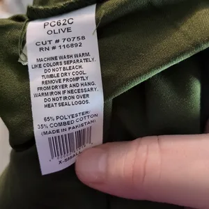 Butter-Soft Olive Scrub Top Size XS thumbnail 6