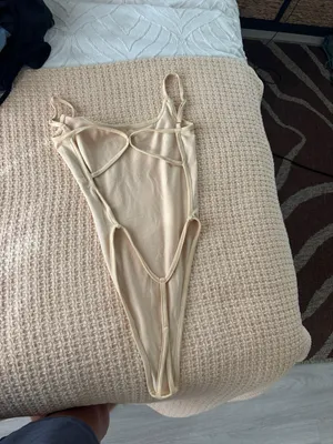 Light Yellow Body Suit Size XS thumbnail 3
