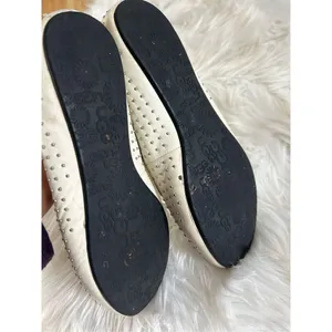 UGG Alloway White Leather Silver Studded Loafer Flats size 6 thumbnail 4