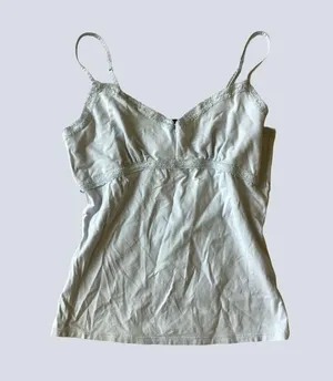 Gap Stretch Lace Trim Cami with Back Tie thumbnail 3