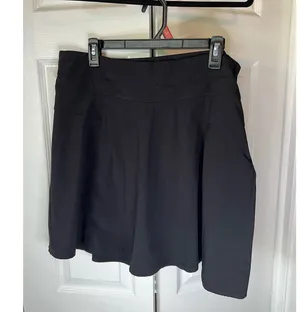 Athleta Women's All Day Skort Black Size 14 Athletic Skirt with Pockets thumbnail 1