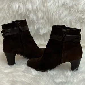 Lauren Ralph‎ Lauren Myla Saude Leather Boots Size 8 B19B thumbnail 6