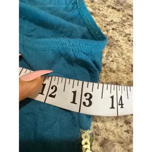 Women's Vol.1 Teal Gold Sequin Camisole Top S thumbnail 4
