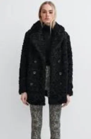 ZARA FAUX FUR JACKET thumbnail 2