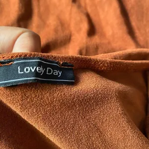 Lovely‎ Day sz S orange off shoulder faux suede tube dress thumbnail 4