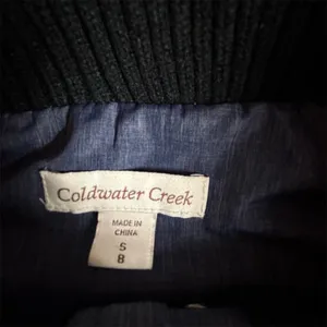 Coldwater Creek‎ Womens Puffer Vest Blue Diamond Quilted Mock Neck Size S thumbnail 4