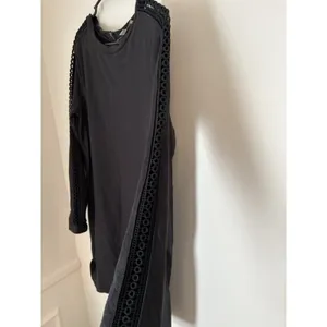 loft long black dress medium knee length casual career lace detail work thumbnail 4