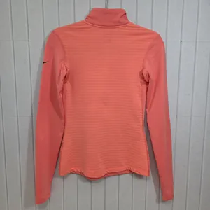 Nike Dry-Fit‎ 1/2 zip Coral Athletic pullover Size S thumbnail 4