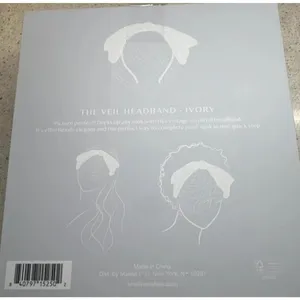 Kristen Ess Ivory Veil Headband thumbnail 4