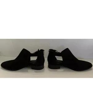 Steven By Steve Madden Cirsi Black Leather Upper Boots Ankle Booties 9 Excellent thumbnail 2