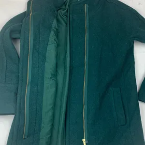 J crew size 6 small cocoon wool dark green Wool Blend Coat peacoat jacket thumbnail 10