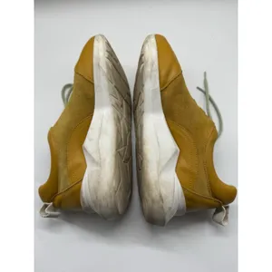 Anthropologie Mustard Yellow Suede Low Top Sneakers Women’s US 7.5 Euro 38 thumbnail 7
