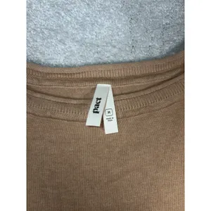 Pact Women's Medium Organic Cotton Lightweight Crewneck Sweater Tan Brown thumbnail 4