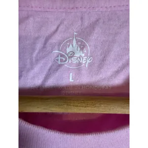 Disney Pink White Minnie Mouse Winking Short Sleeve Cotton Graphic T-Shirt Large thumbnail 7