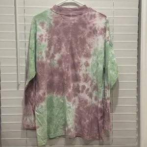 We The Free Free People Be Free‎ Tie Dye Tee Sz S Purple Green Mock Neck Tie-dye thumbnail 9
