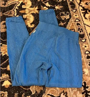 Free People Movement Break A Sweat Cloud Burst Blue Pants thumbnail 1