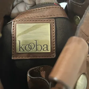 Kooba Brown Leather Bucket Bag with gold hardware thumbnail 3