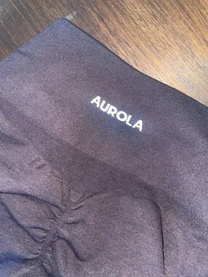 Aurola Scrunch Butt Seamless Leggings Women Small Brown Gym Workout thumbnail 2