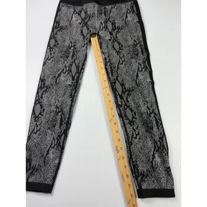 Fabletics Snakeskin‎ Print High Waisted Athletic Leggings Black Trim Size M thumbnail 2