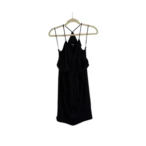 Express Cross Back Knot Front Little Black Cocktail Dress Size Women's XS thumbnail 2