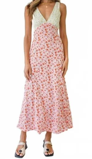 Vrg Grl Postcards From Italy Bias Cut Midi Dress Women's Size AU 8 US 4 NWT thumbnail 1