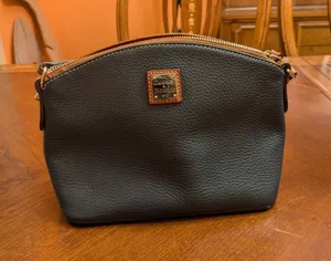DOONEY & BOURKE Pebbled Grain Crossbody Bag DARK GREY thumbnail 1