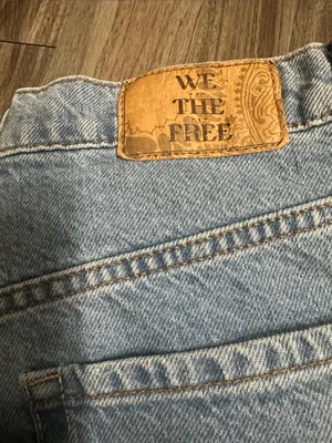 We The Free Light Blue High-Rise Wide Leg Jeans thumbnail 12