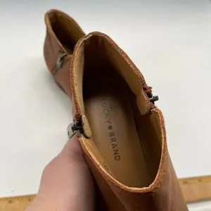 Lucky‎ Brand 8.5 LP-Burklee Brown Booties Leather 39 thumbnail 7