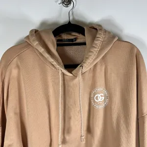 Obey Hoodie Crop Peach Womens Size Large Graphic Print Back Outdoor‎ thumbnail 3