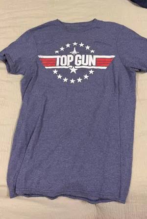 Top gun t shirt Purple Size M thumbnail 1