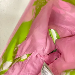 Lilly Pulitzer Vintage 90s Green Floral Mini Skirt Womens 8 Mod Retro Skort Pink thumbnail 10