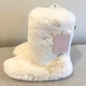 Women's LC Allover Faux Fur Tall Boot Slipper thumbnail 2