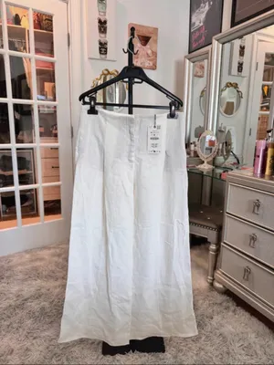 Zara Line Blend wide leg pants thumbnail 3